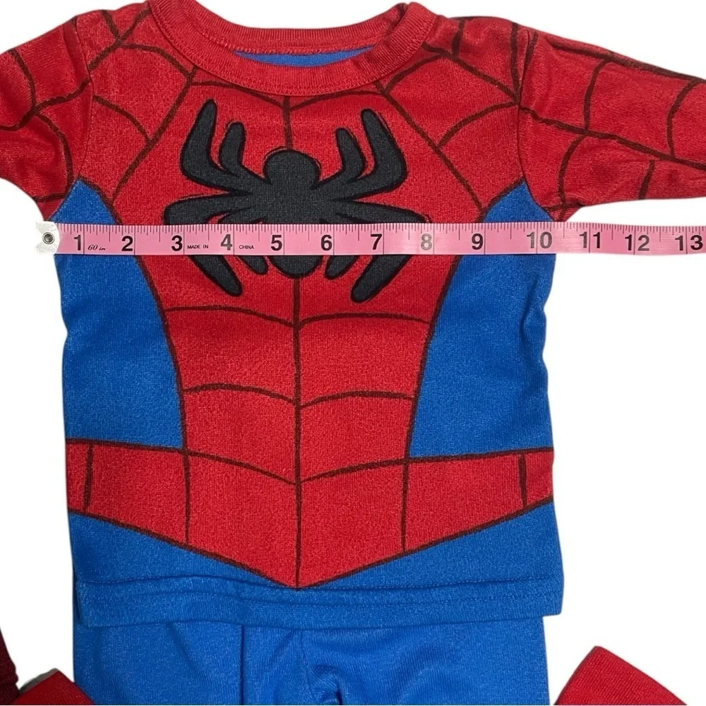 Marvel Spider-Man boys 2-fer size 2T/3T hooded sweatshirt and 2 piece Pajama set